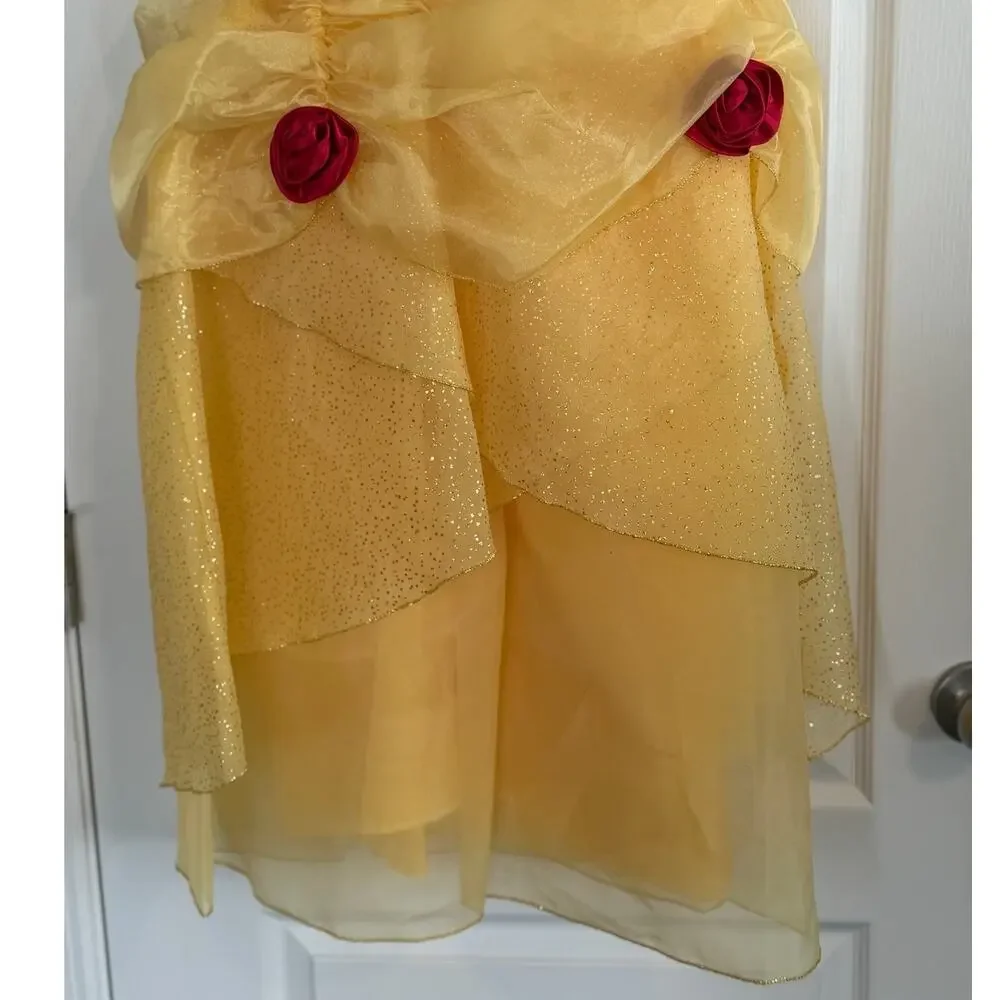 NWT Disney Parks 2020 Deluxe Princess Belle “Castle Collection” Costume Sz 9/10